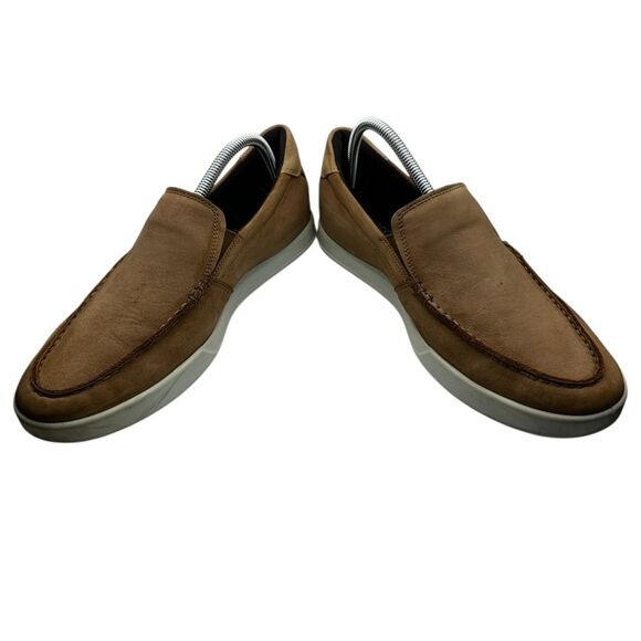 ECCO Helsinki Brown Leather Slip On Loafers Men’s EU 43 US 9–9.5 Comfort Shoes main image 7